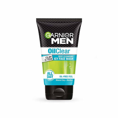 GARNIER MEN OIL CLEAR DEEP CLEANSING FACE WASH (100gm)