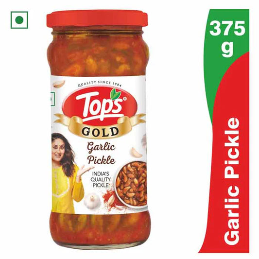 Tops/ Gold Garlic Pickle (375gm)