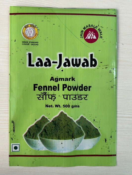 Jain Masala Wale/ Laa-Jawab Fennel Powder(500gm)