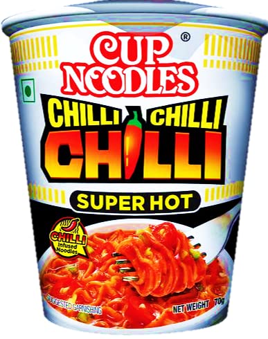 NISSIN CUP NOODLES CHILLI SUPER HOT (70gm)
