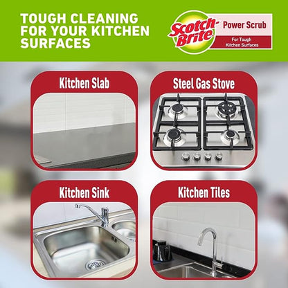 Scotch-Brite/ Power Scrub For Tough Kitchen Surface(1n)