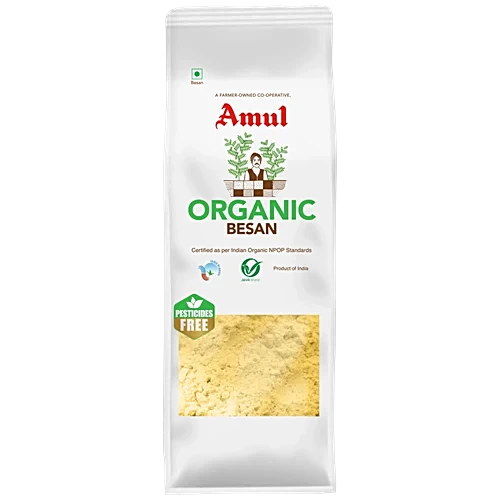 Amul/ Organic - Besan(500g) - Free  From Pesticides