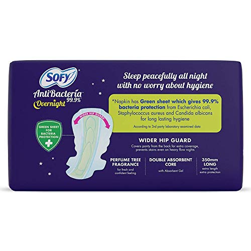 Sofy/ Anti Bacteria Overnight Pads XXL (5 Pads)