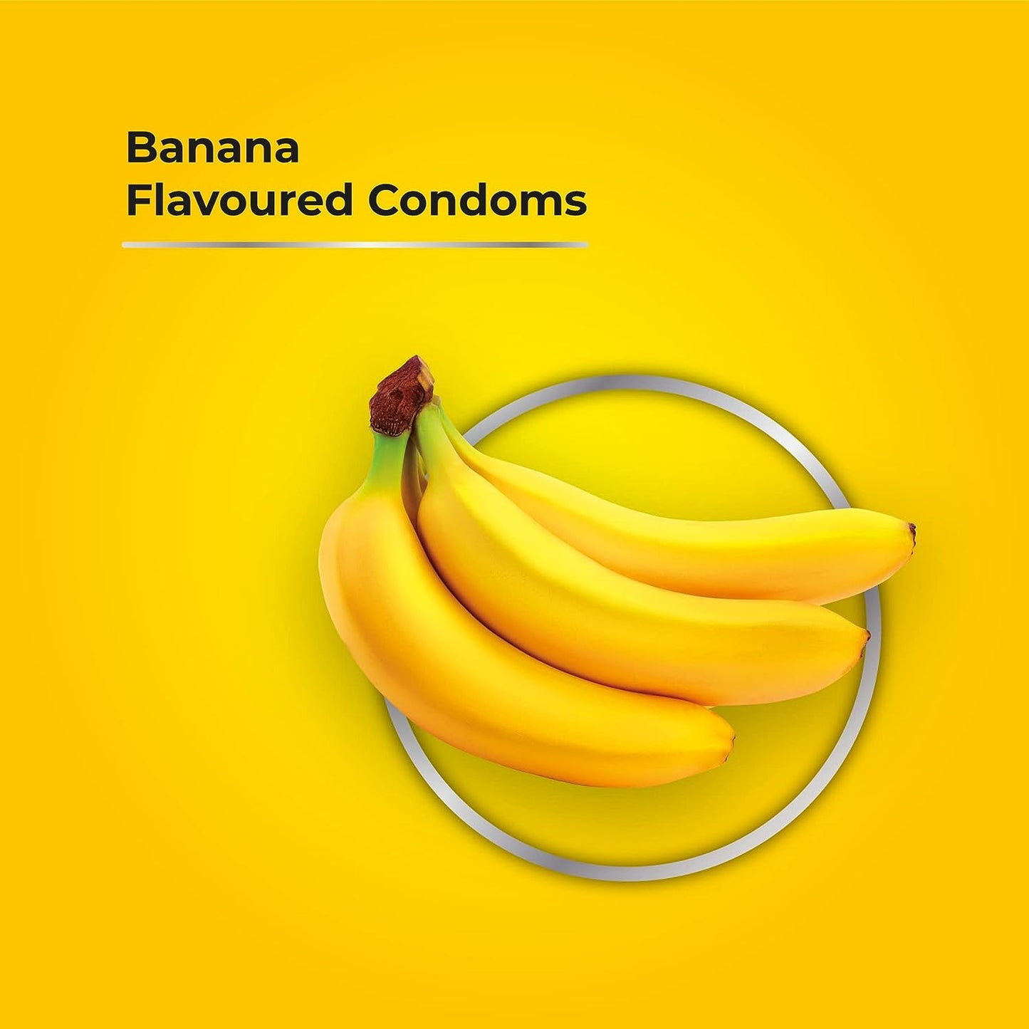 SKORE/ BANANA FLAVOURED CONDOMS/ FLAVOURED WITH ADDITIONAL LUBRICATION (PACK OF 10)