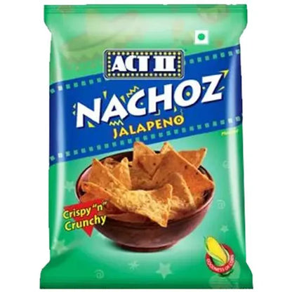 Act II Nachoz/ Jalapeno Flavour/ Crispy n Crunchy (55gm)