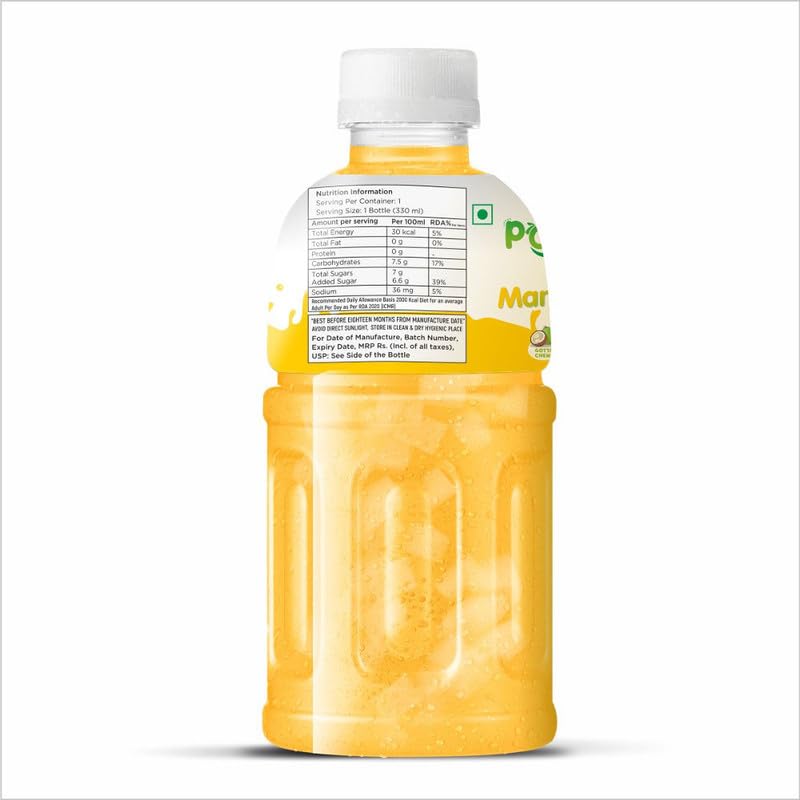 Pogou/ Mango Juice - With Nata-de-Coco (330ml)