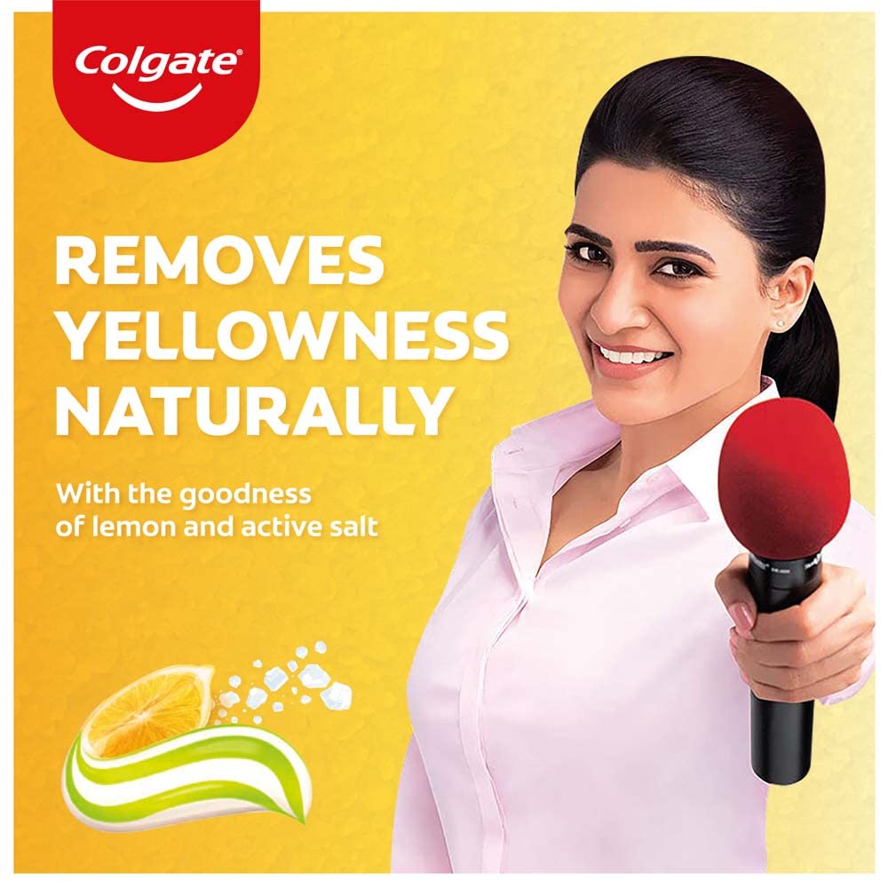 Colgate/ Active Salt Lemon/ Anticavity Toothpaste(200gm)