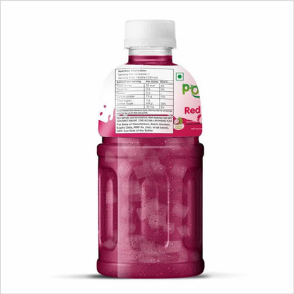 Pogou/ Red Grape Juice - With Nata-de-Coco (330ml)