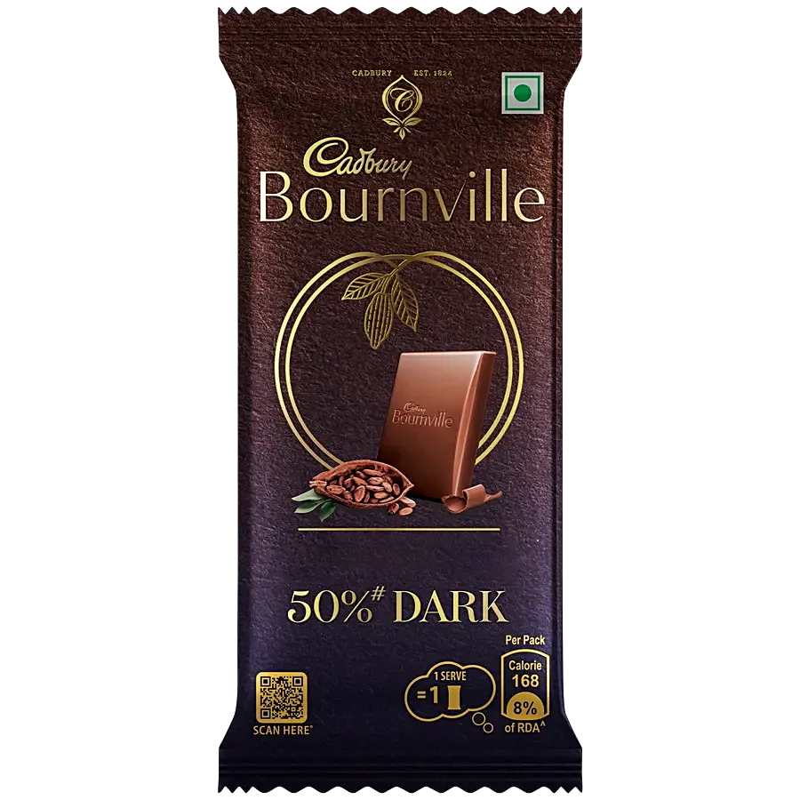 CADBURY/ BOURNVILLE/ 50 % DARK(31gm)