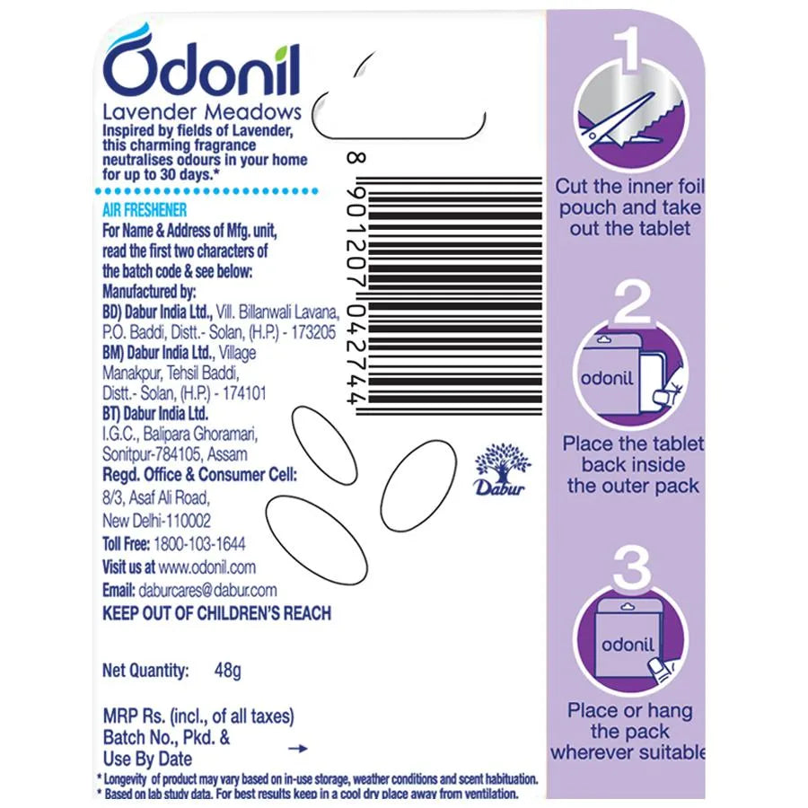 ODONIL FRESHNER BLOCK LAVENDER MEADOWS (48gm)