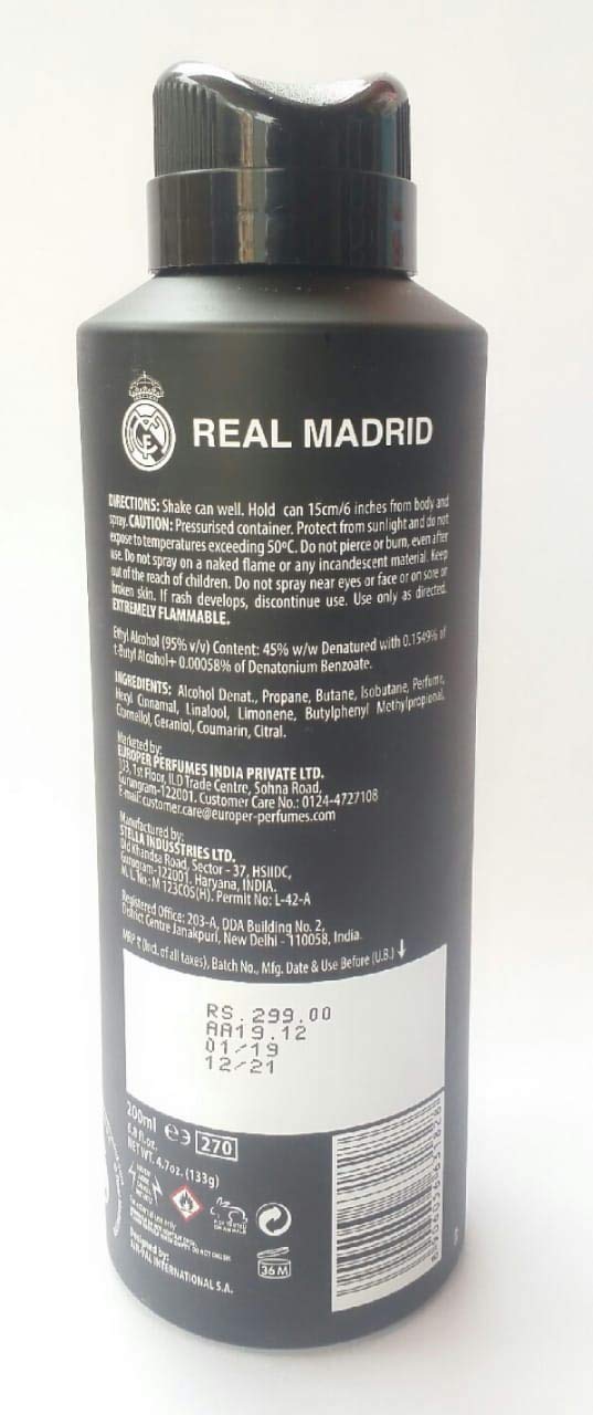 Real madrid online deodorant