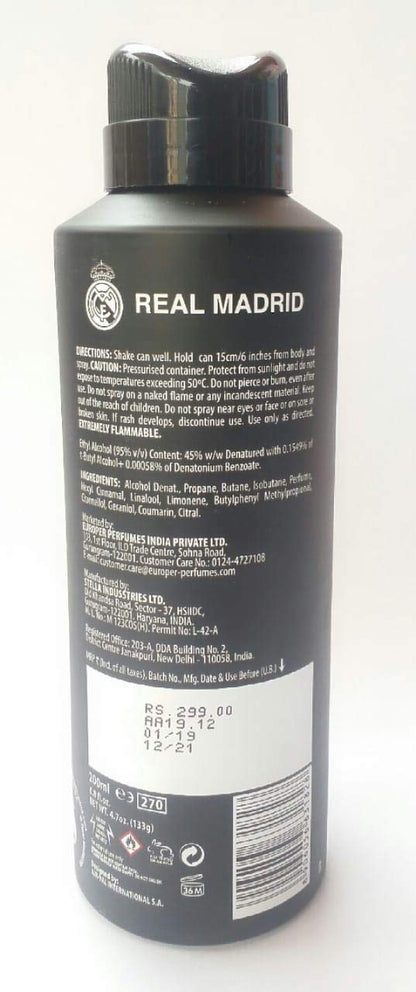 REAL MADRID/ BODY SPRAY/ BLACK(200ml)