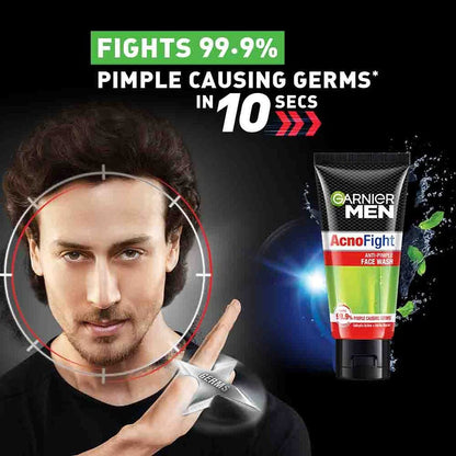 GARNIER MEN ACNO FIGHT ANTI-PIMPLE FACE WASH (50gm)