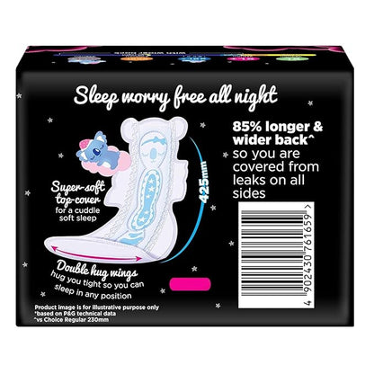 Whisper/ Bindazzz Night Kola Soft Xxxl+(4N)