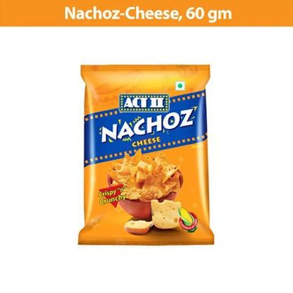 Act II Nachoz/ Cheese Flavour/ Crispy n Crunchy (55gm)