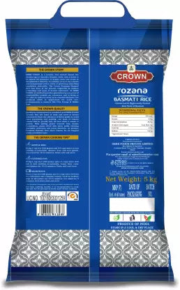 CROWN/ ROZANA BASMATI RICE(5kg)