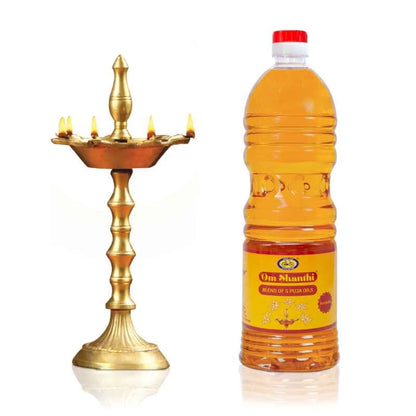 CYCLE BRAND/ OM SHANTI/ PURE PUJA TIL OIL(1lt)