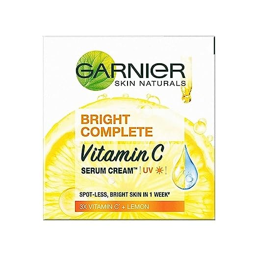 GARNIER BRIGHT COMPLETE VIT C SERUM CREAM (45gm)