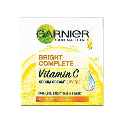 GARNIER BRIGHT COMPLETE VIT C SERUM CREAM (45gm)