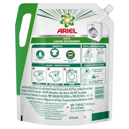 Ariel/ Front Load Liquid Detergent(2Ltr)