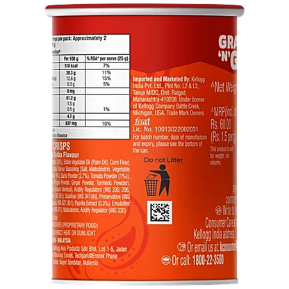 Pringles/ Potato Chips - Desi Masala Tadka Flavour (40gm)