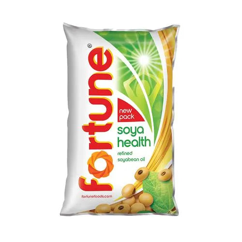 Fortune/ Soya Health Refined Soyabean Oil (Pouch)(1ltr)