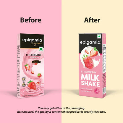 Epigamia/ Strawberry Milkshake (180ml)