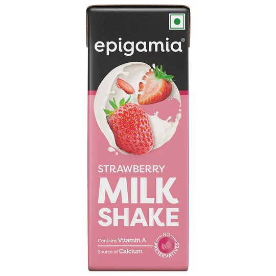 Epigamia/ Strawberry Milkshake (180ml)