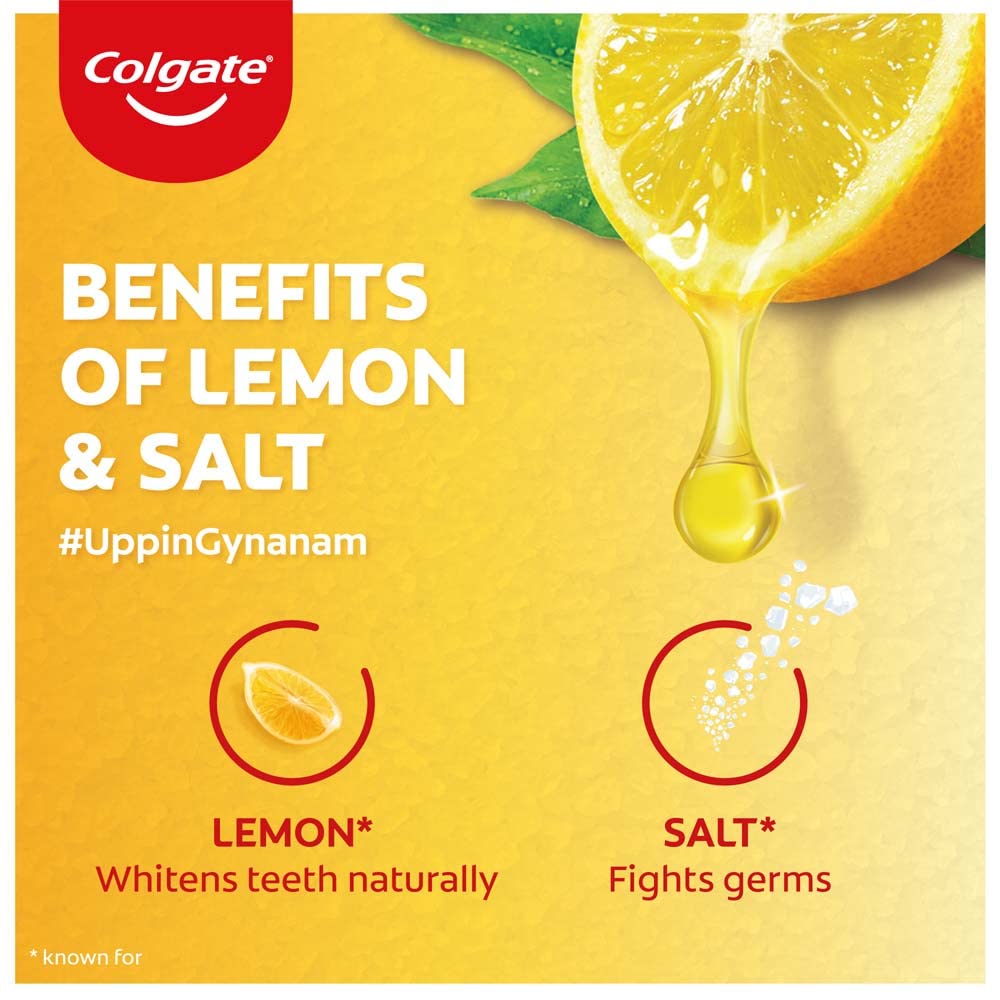 Colgate/ Active Salt Lemon/ Anticavity Toothpaste(200gm)