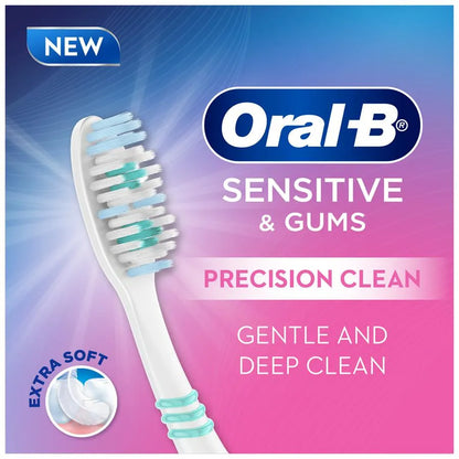 ORAL-B/ SENSITIVE &amp; GUMS/ PRECISION CLEAN/ GENTLE AND DEEP CLEAN