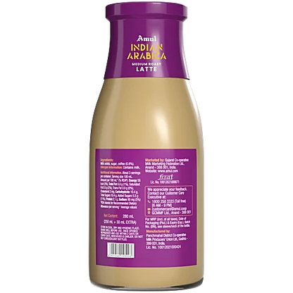 Amul/ Indian Arabica - Medium Roast Latte(280ml)