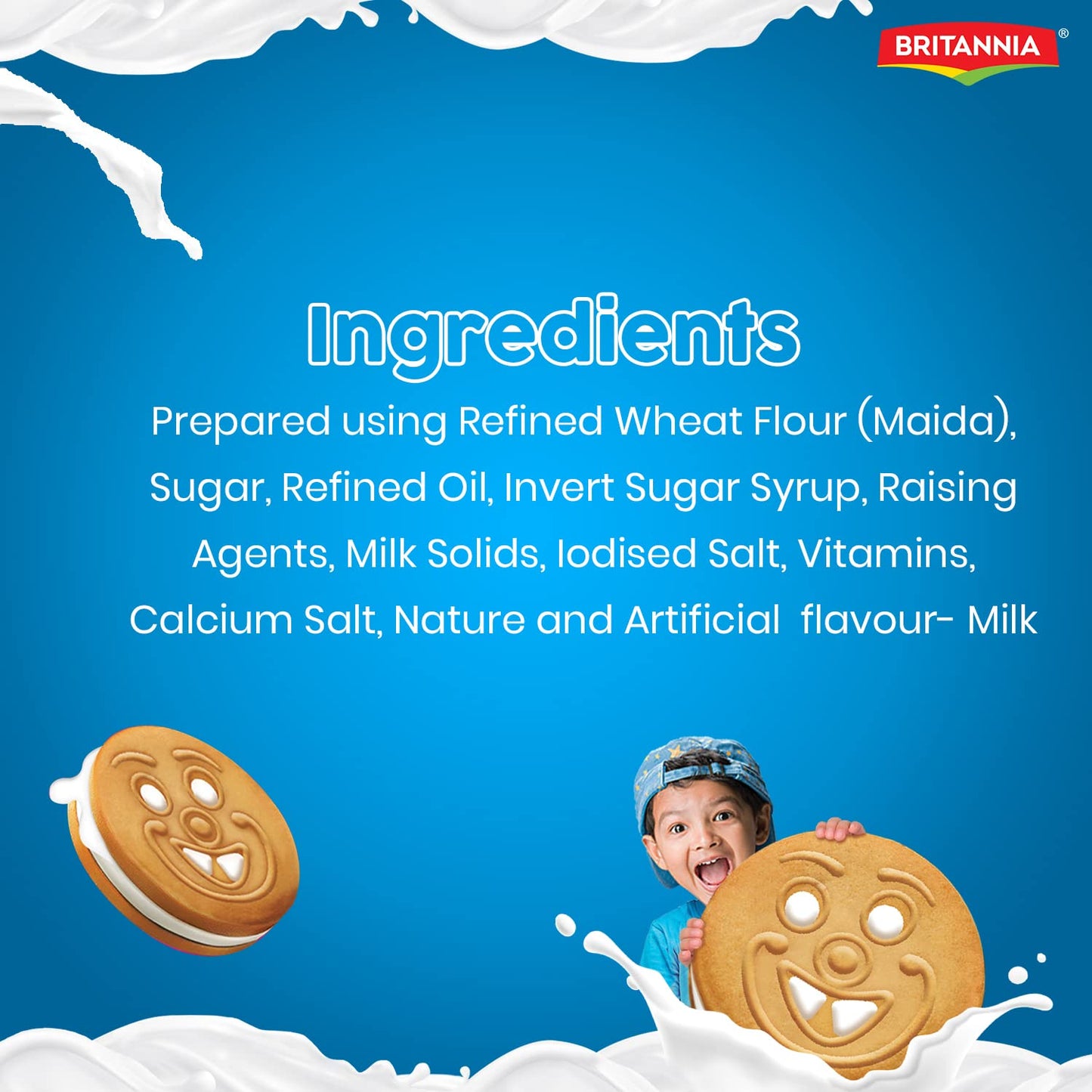 Britannia/ Milk Bikis - Milky Sandwich (200gm)