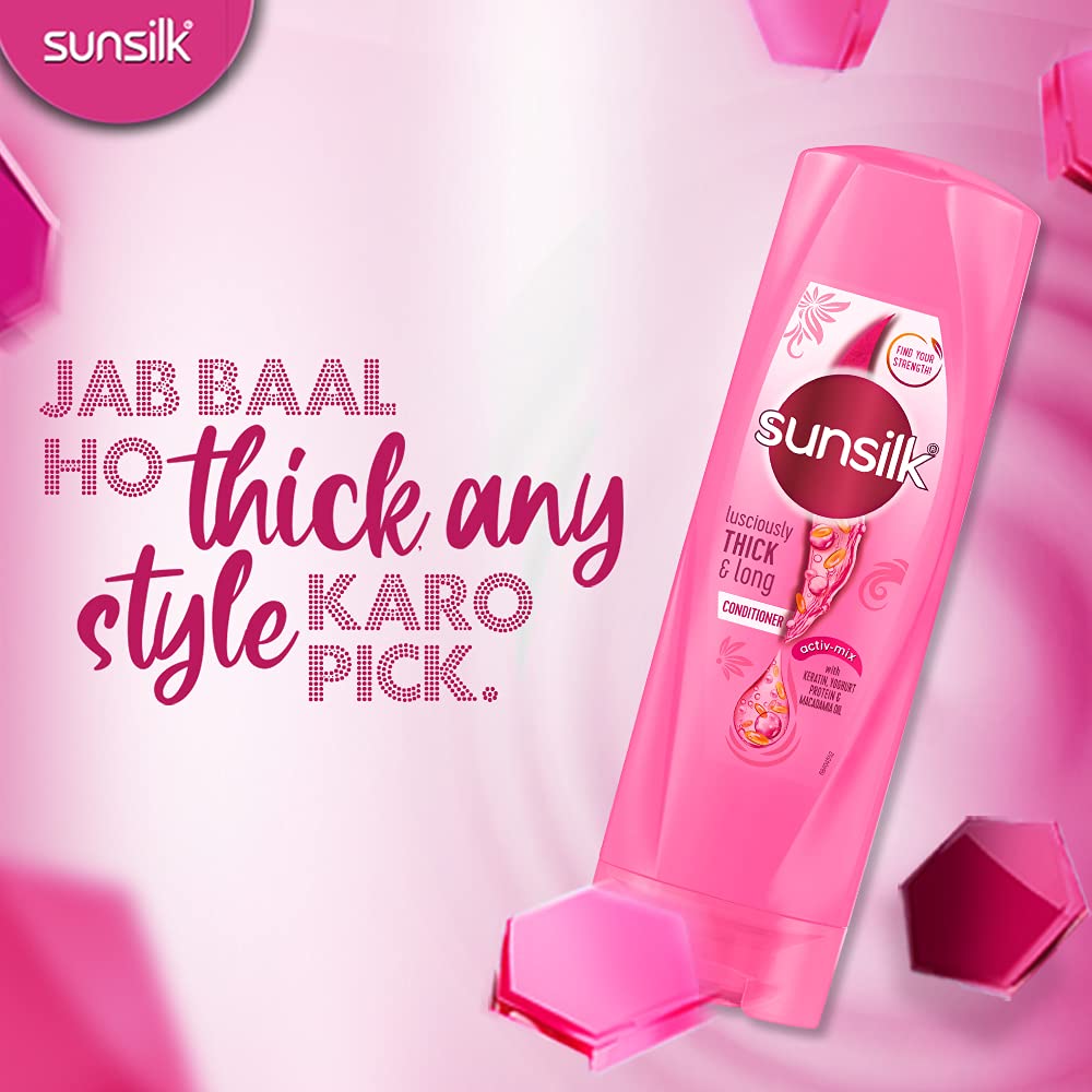 SUNSILK/ LUSCIOUSLY THICK &  LONG CONDITIONER (180ml)