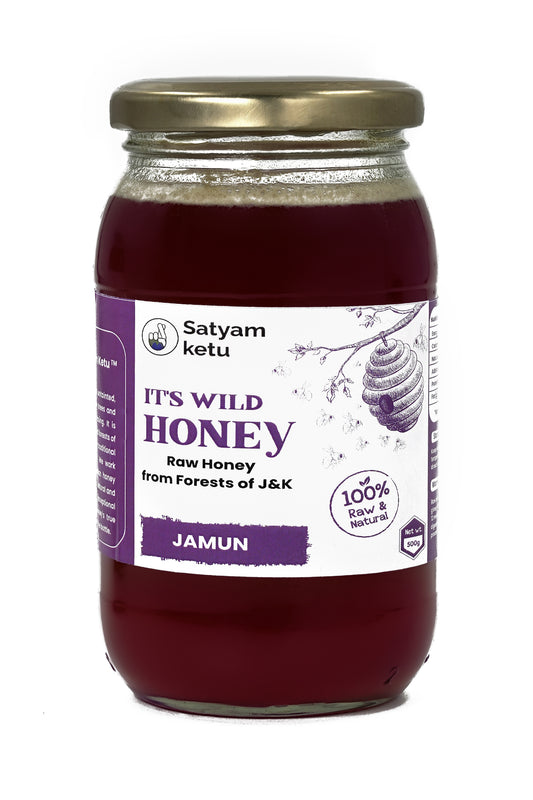 Satyam Ketu/ Jamun Wild Honey/ 100% Raw & Natural(500gm)
