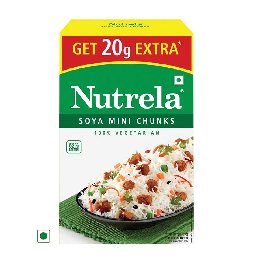 NUTRELA SOYA MINI CHUNKS (200gm + 20gm)