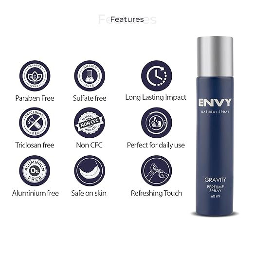 Envy/ Natural Spray Gravity For Men(60ml)