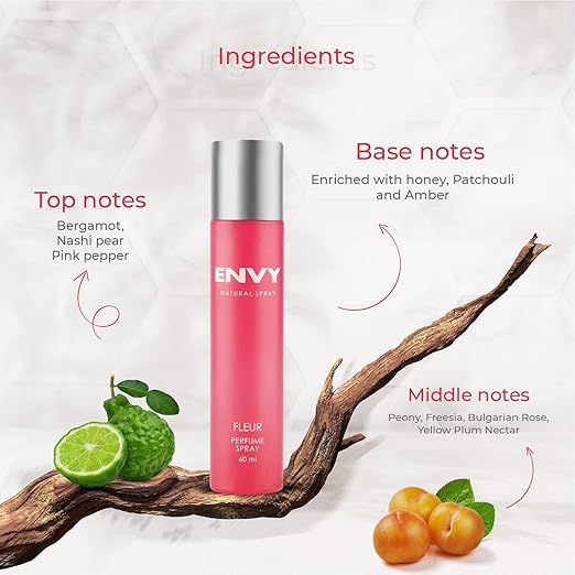 Envy Natural Spray Fleur For Women 60ml Fattaak