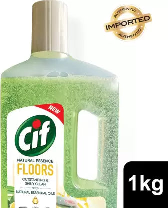 CIF NATURAL ESSENCE FLOOR CLEANERS/ YUSU LEMON &amp;LEMONGRASS WITH NATURAL ESSENTIAL OILS(997ml)