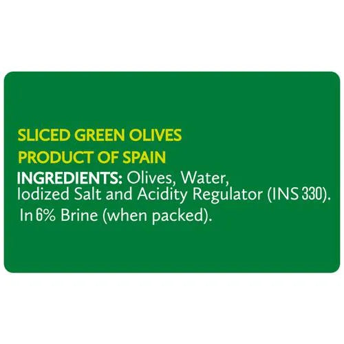 Del Monte/ Sliced Green Olives(230gm)