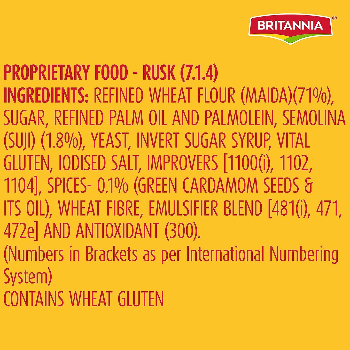 BRITANNIA TOASTEA(PREMIUM BAKE RUSK)(250gm+50gm)