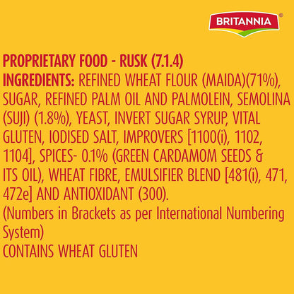 BRITANNIA TOASTEA(PREMIUM BAKE RUSK)(250gm+50gm)