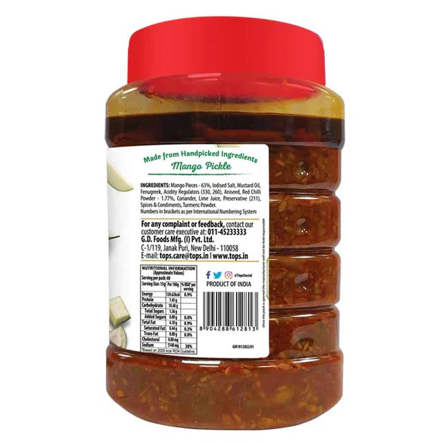 TOPS GOLD MANGO PICKLE (900gm)