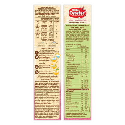 Nestle/ Cerelac - Wheat-Rice Mixed Fruit(10 to 24 Months)(300gm)