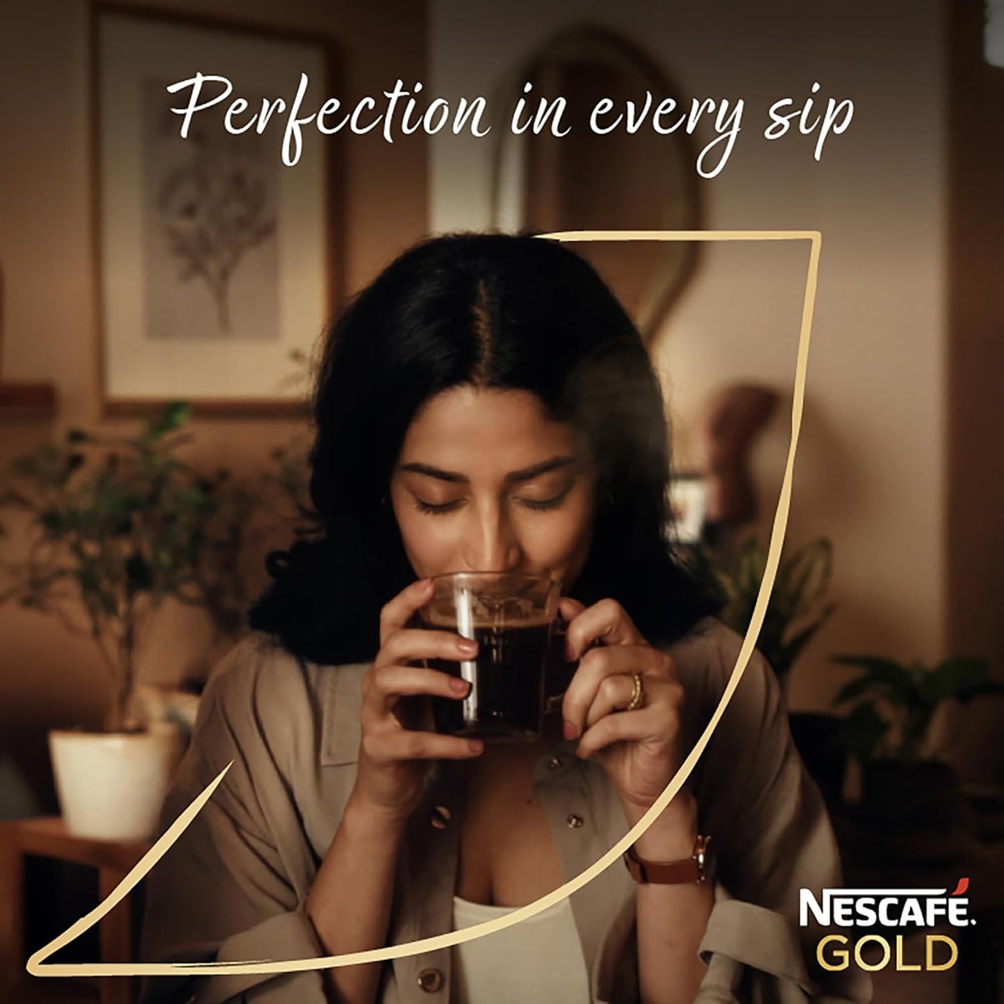 Nescafe/ Gold Blend/ Rich & Smooth Coffee (95gm)(Free Timeless Glass Mug)