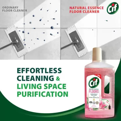 CIF NATURAL ESSENCE FLOOR CLEANERS/ LILY & ROSEMARY WITH NATURAL ESSENTIAL OILS(997ml)