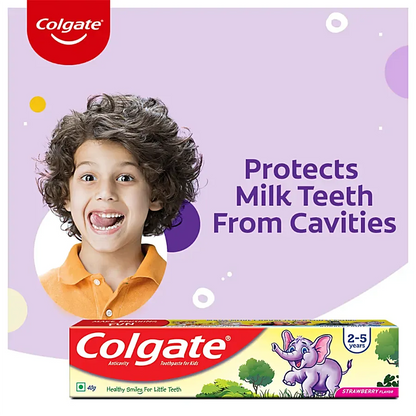 Colgate/ Toothpaste For Kids/ Strawberry Flavor/ 2-5 Years (40gm)