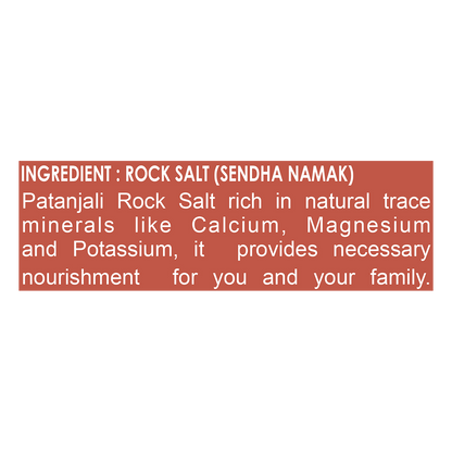 PATANJALI/ ROCK SALT/ SENDHA NAMAK(1kg)