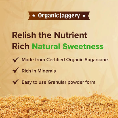 Sri Sri/ Organic Jaggery Powder(500gm)