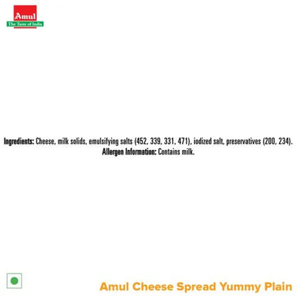 Amul/ Cheese Spread/ Yummy Plain (200gm)