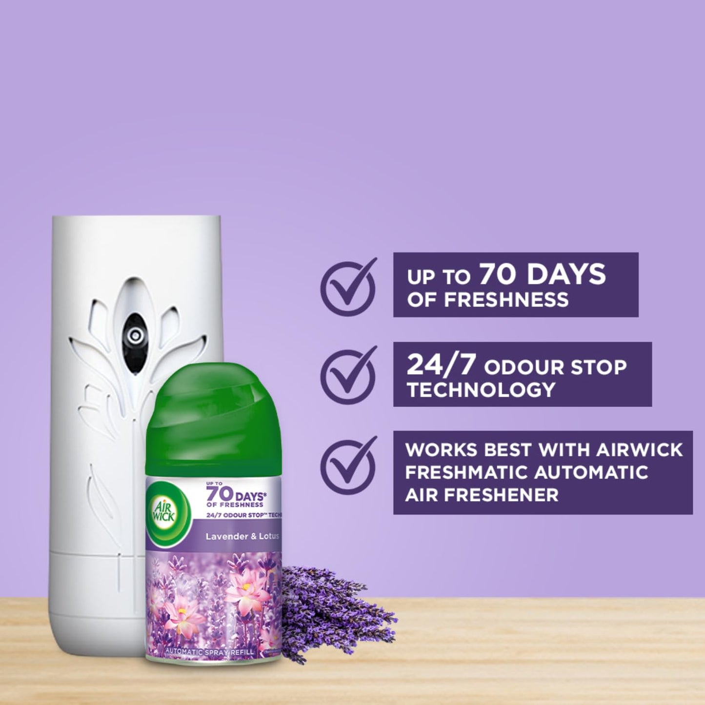 Air Wick/ Automatic Spray Refill/ Lavender & Lotus (250ml)